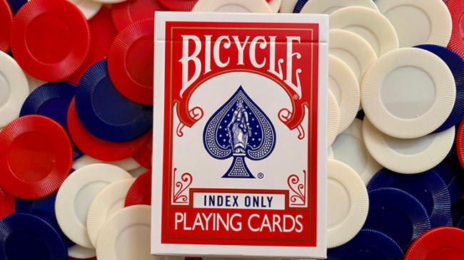Gilded Red Bicycle Index Only - Pokerdeck