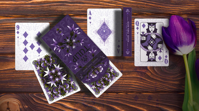 Grand Tulip Purple by Dutch Card House Company - Pokerdeck