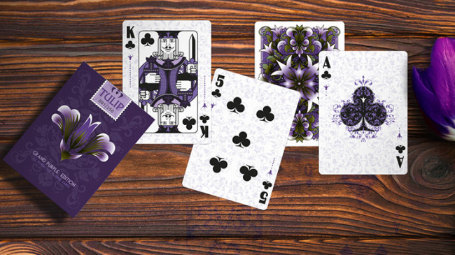 Grand Tulip Purple by Dutch Card House Company - Pokerdeck