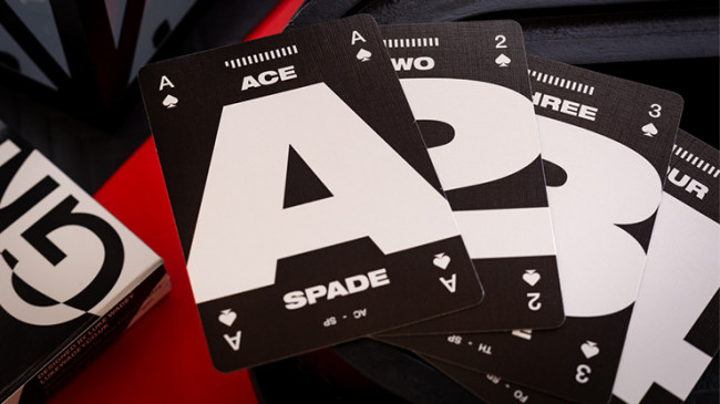 Grid Series Five- Typographic - Pokerdeck