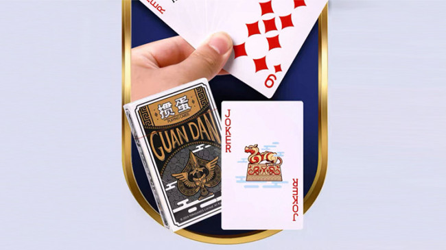 GUAN DAM -Warriors of the Three Kingdoms (Black) by YOKAGAME - Pokerdeck