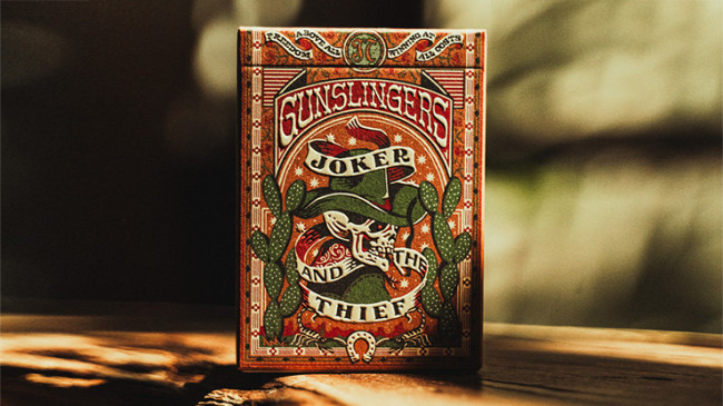 Gunslingers Poker (Red) - Pokerdeck