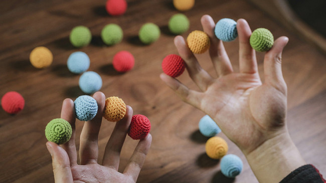 Häkelbälle - Crochet Balls - Set (Gelb) by TCC