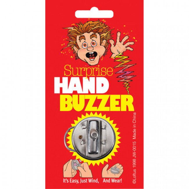 Hand Buzzer - Schock beim Hand schütteln - Shock Handshake - Scherz  Vibrator - Fake Elektroschock 