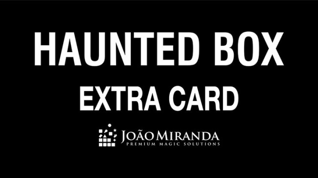 Haunted Box Extra Gimmicked Card (Blue) by João Miranda Magic