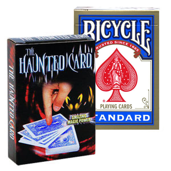 Haunted Card - Gimmick und Deck - Blau - Kartentrick