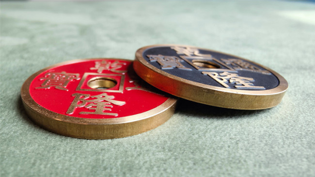 HCC Coin Set by N2G - Hopping Half mit Chinese Coin - Münztrick