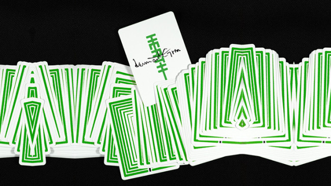 HEATH BACK PLAYING CARDS - LENNART GREEN EDITION - Pokerdeck