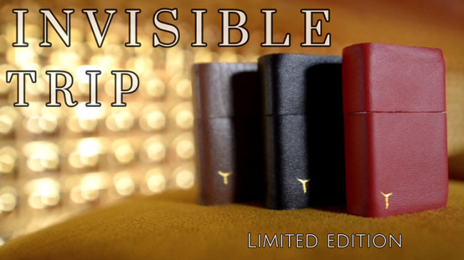 Invisible Trip (Rot) by Tumi Magic - LIMITED EDITION - Gegenstand in Feuerzeughülle erscheinen lassen