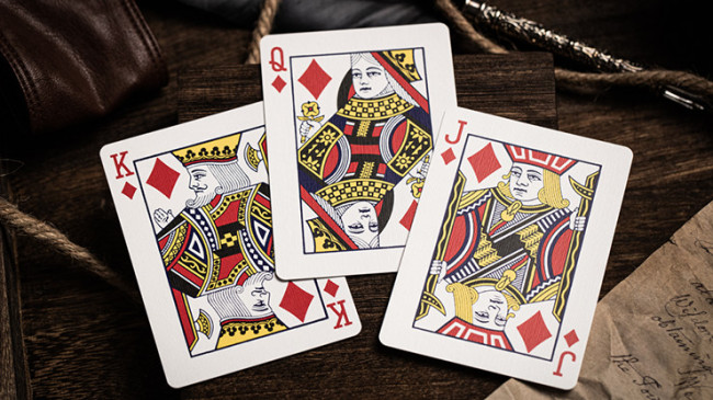 Jerry's Nugget (Atomic Red) Marked Monotone - Pokerdeck - Markiertes Kartenspiel