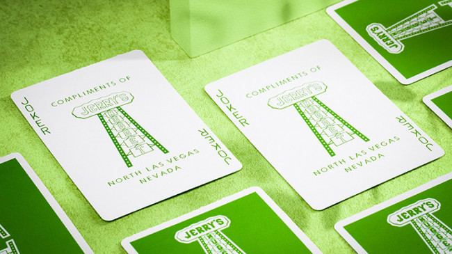 Jerry's Nugget Monotone (Metallic Green) - Pokerdeck