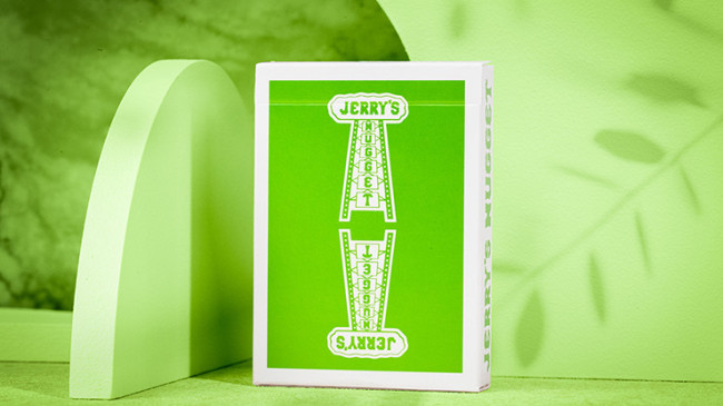 Jerry's Nugget Monotone (Metallic Green) - Pokerdeck