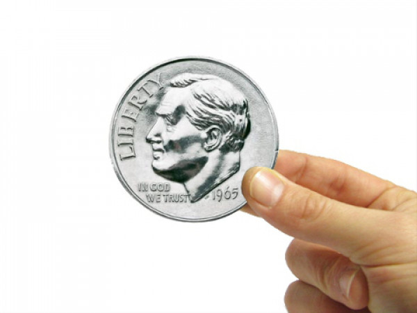 Jumbo Coin - Riesenmünze - Dime