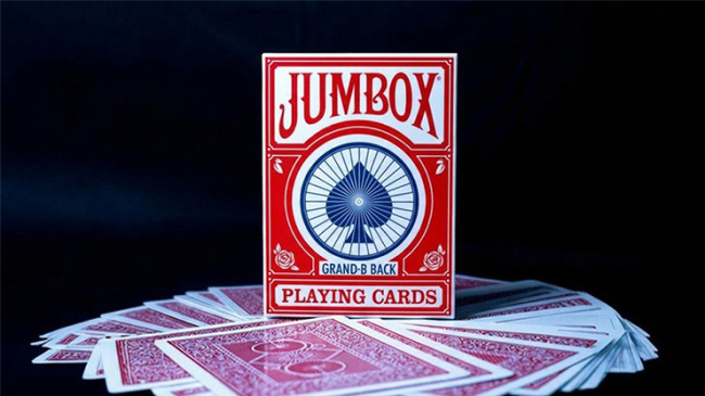Jumbox Half Way Deck (Red) by Magic Dream - Markiertes Kartenspiel