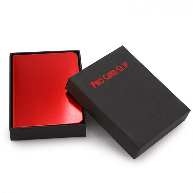 Kartenklammer - Pro Card Clip - Card Guard - Rot