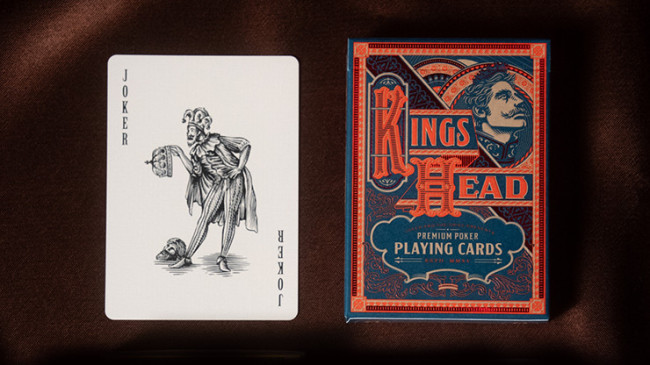 King's Head (Blue & Red) by Joker and the Thief - Pokerdeck