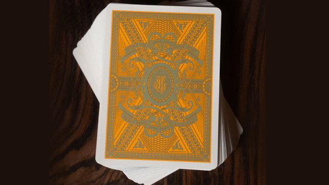 Kings Head (Green & Yellow) by Joker and the Thief - Pokerdeck