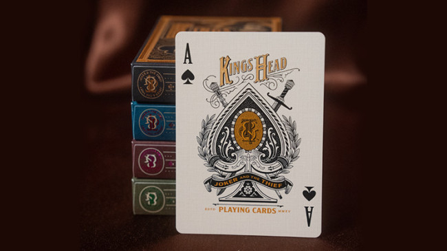 Kings Head (Purple and Rose) by Joker and the Thief - Pokerdeck