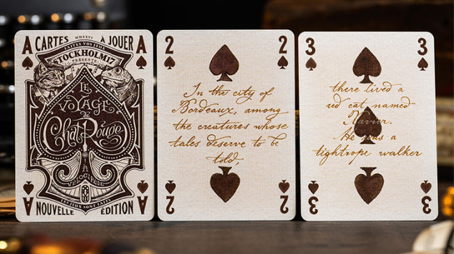 Le Voyage Du Chat Rouge by Stockholm17 - Pokerdeck