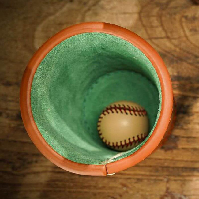 Leather Chop Cup by TCC (Clementine)