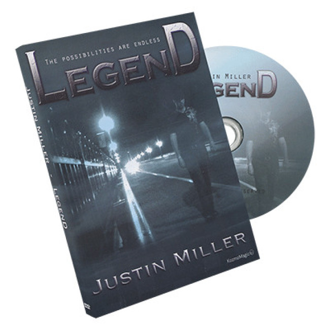 Legend (DVD and Gimmicks) by Justin Miller and Kozmomagic - DVD