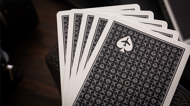 Lounge Edition Marked (Tarmac Black) by Jetsetter - Pokerdeck - Markiertes Kartenspiel