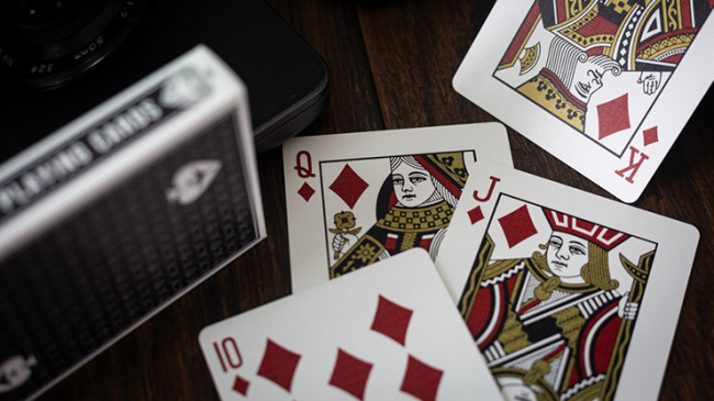 Lounge Edition Unmarked (Tarmac Black) by Jetsetter - Pokerdeck - Markiertes Kartenspiel