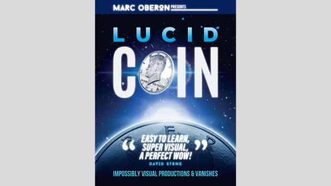 LUCID COIN (Gimmick and Online instructions)by Marc Oberon