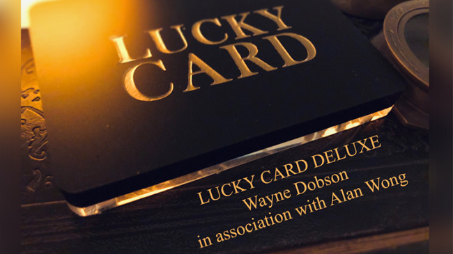 Lucky Card Deluxe by Wayne Dobson & Alan Wong - Hands Off Routine