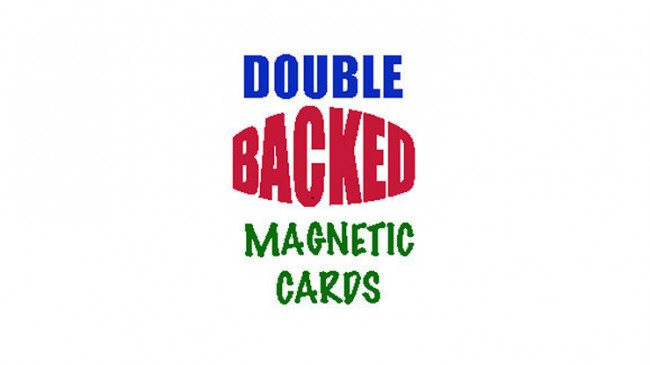 Magnetic Card- Bicycle Cards (2 Per Package) Double Back Red by Chazpro