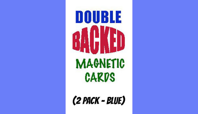 Magnetic Cards (2 pack/Blue) by Chazpro Magic - Magnetkarten