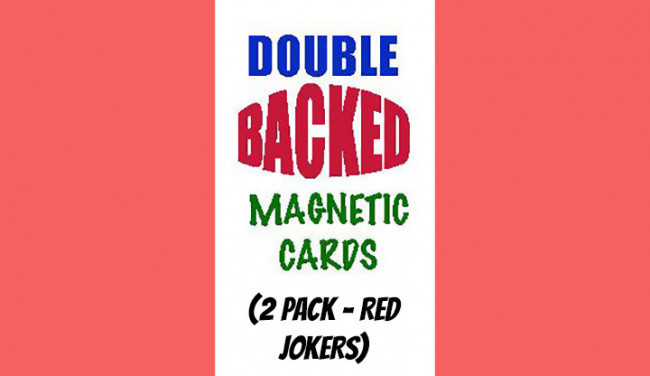 Magnetic Cards (2 pack/Red Jokers) by Chazpro Magic - Magnetkarten