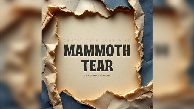 Mammoth Tear by Abhinav Bothra - Video - DOWNLOAD
