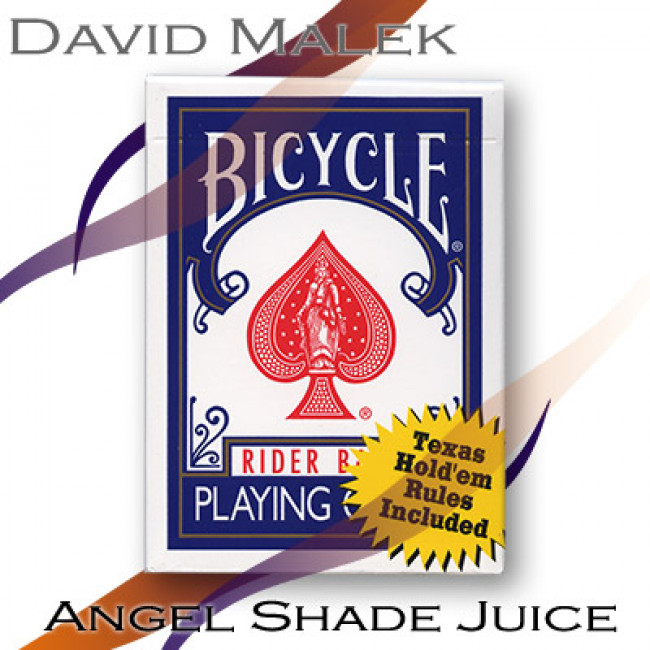 Marked Deck by David Malek - Markiertes Kartenspiel - Blau (Bicycle Style, Angel Shade Juice)