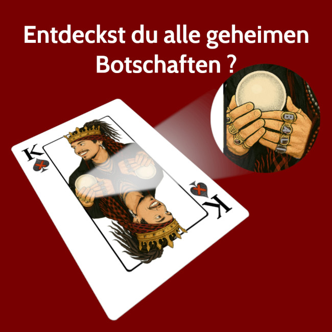 MARV das Kartenspiel – Pokerdeck für Zauberer inkl. 10 Kartentricks & Videokurs