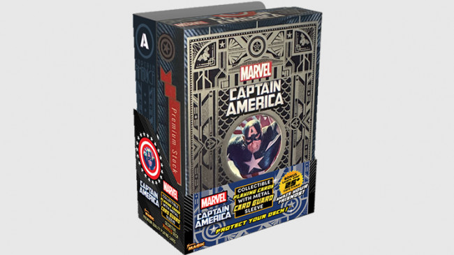Marvel Captain America (Plus Card Guard) - Pokerdeck - Markiertes Kartenspiel
