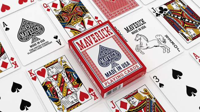 Maverick Made in the USA (Red) - Pokerdeck