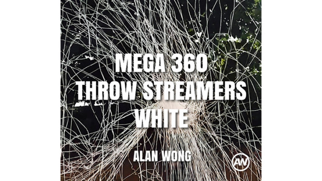 MEGA 360 Throw Streamers WHITE by Alan Wong