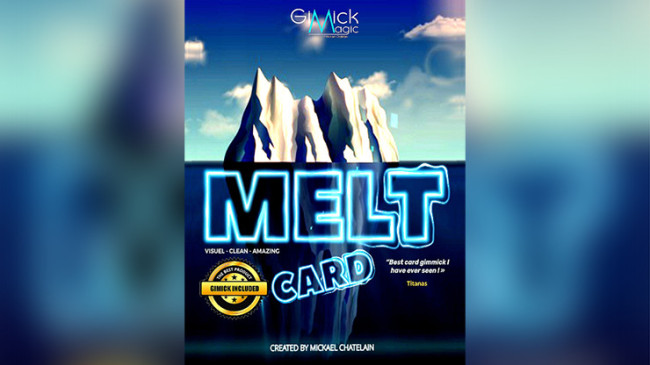 MELT CARD BLUE by Mickael Chatelain - Kartendurchdringung