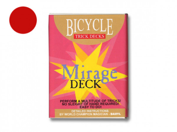 Mirage Deck Bicycle - Rot - Zaubertrick