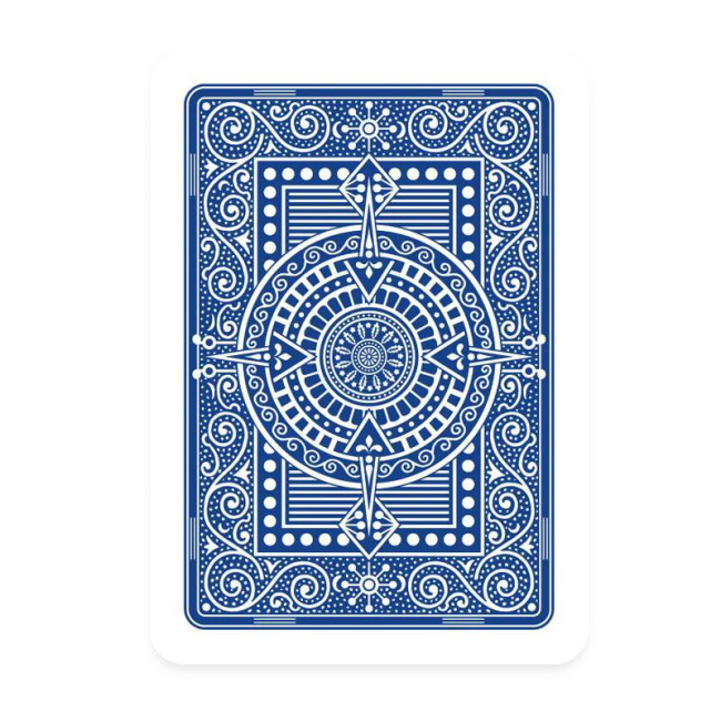 Modiano playing cards - Texas Poker 2 Jumbo index Blue