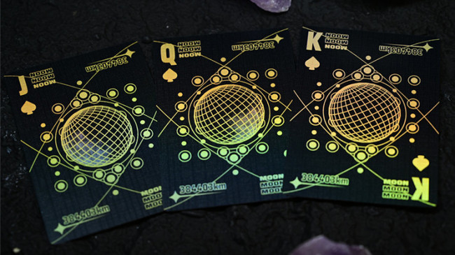 Moon (Black Holo) - Pokerdeck