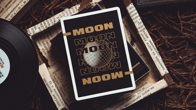 Moon (Black) - Pokerdeck