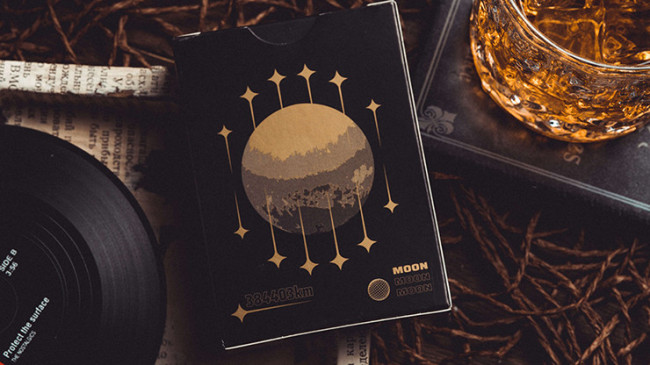 Moon (Black) - Pokerdeck