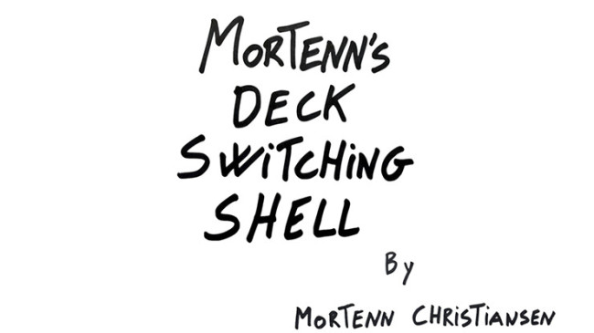 Mortenn's Deck Switching Shell (Red) by Mortenn Christiansen and CrazyJokers