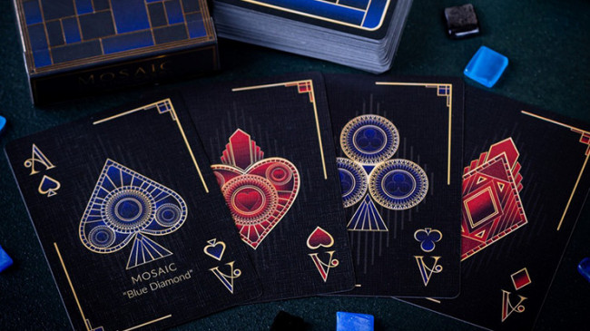 Mosaic BLUE DIAMOND - Pokerdeck