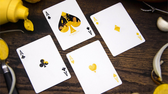 Mustard Playing Cards by Fast Food - Senf Pokerdeck