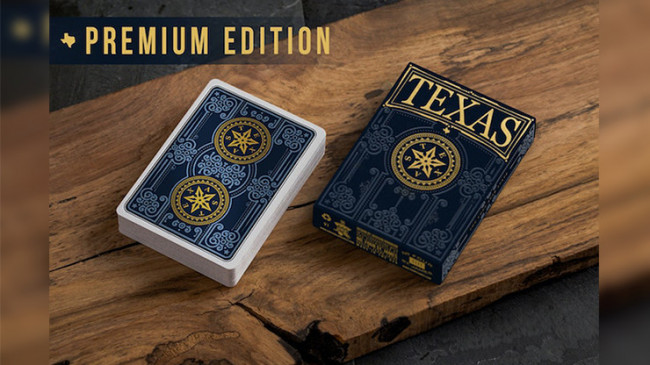 No. 4 St. James Luxury Texas (Blue) - Pokerdeck