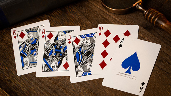 NOC (Blue) The Luxury Collection by Riffle Shuffle x The House of - Pokerdeck
