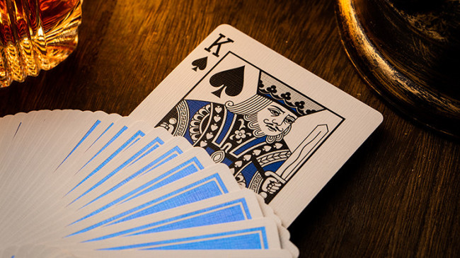 NOC (Blue) The Luxury Collection by Riffle Shuffle x The House of - Pokerdeck